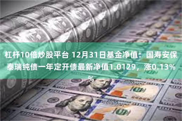 杠杆10倍炒股平台 12月31日基金净值：国寿安保泰瑞纯债一年定开债最新净值1.0129，涨0.13%